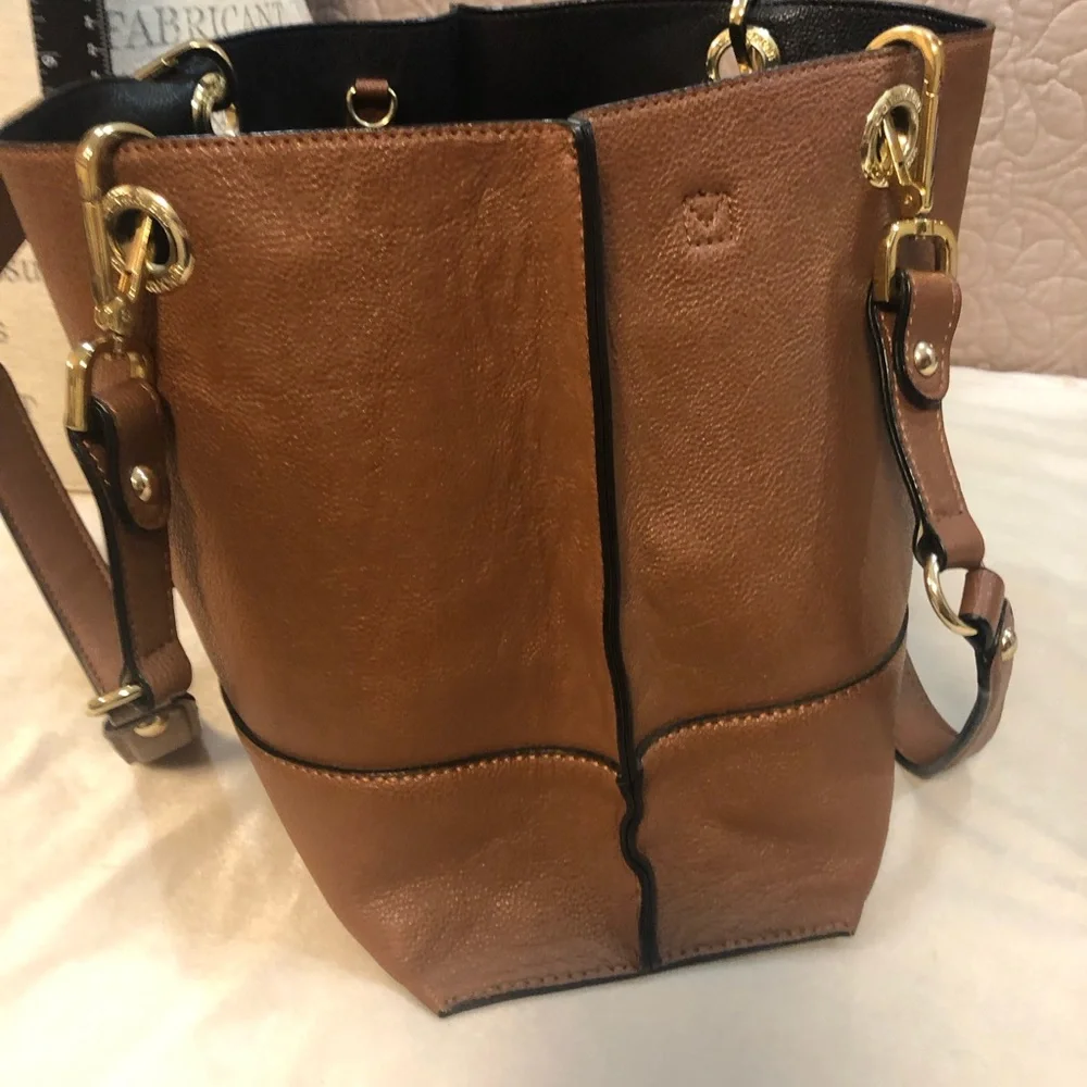 Calvin Klein Reversible tote black/brown